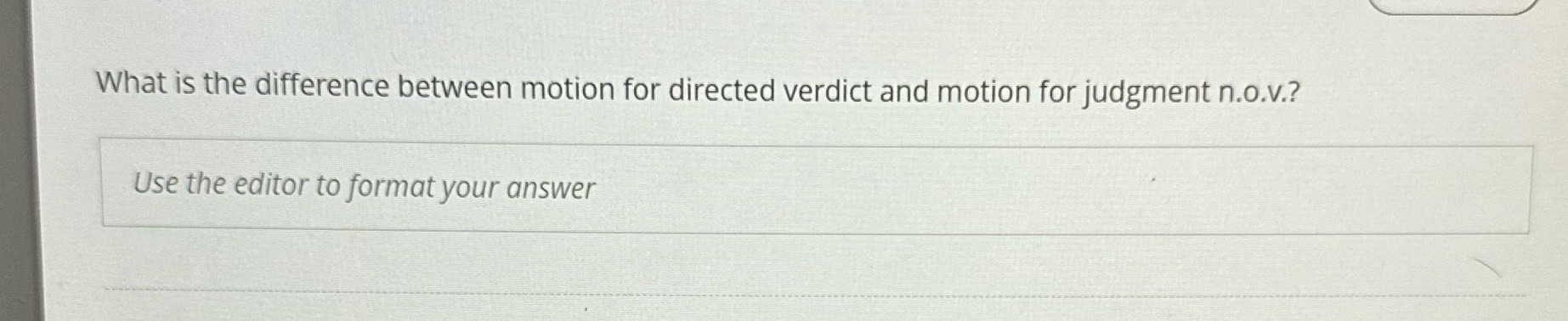 What is the difference between motion for