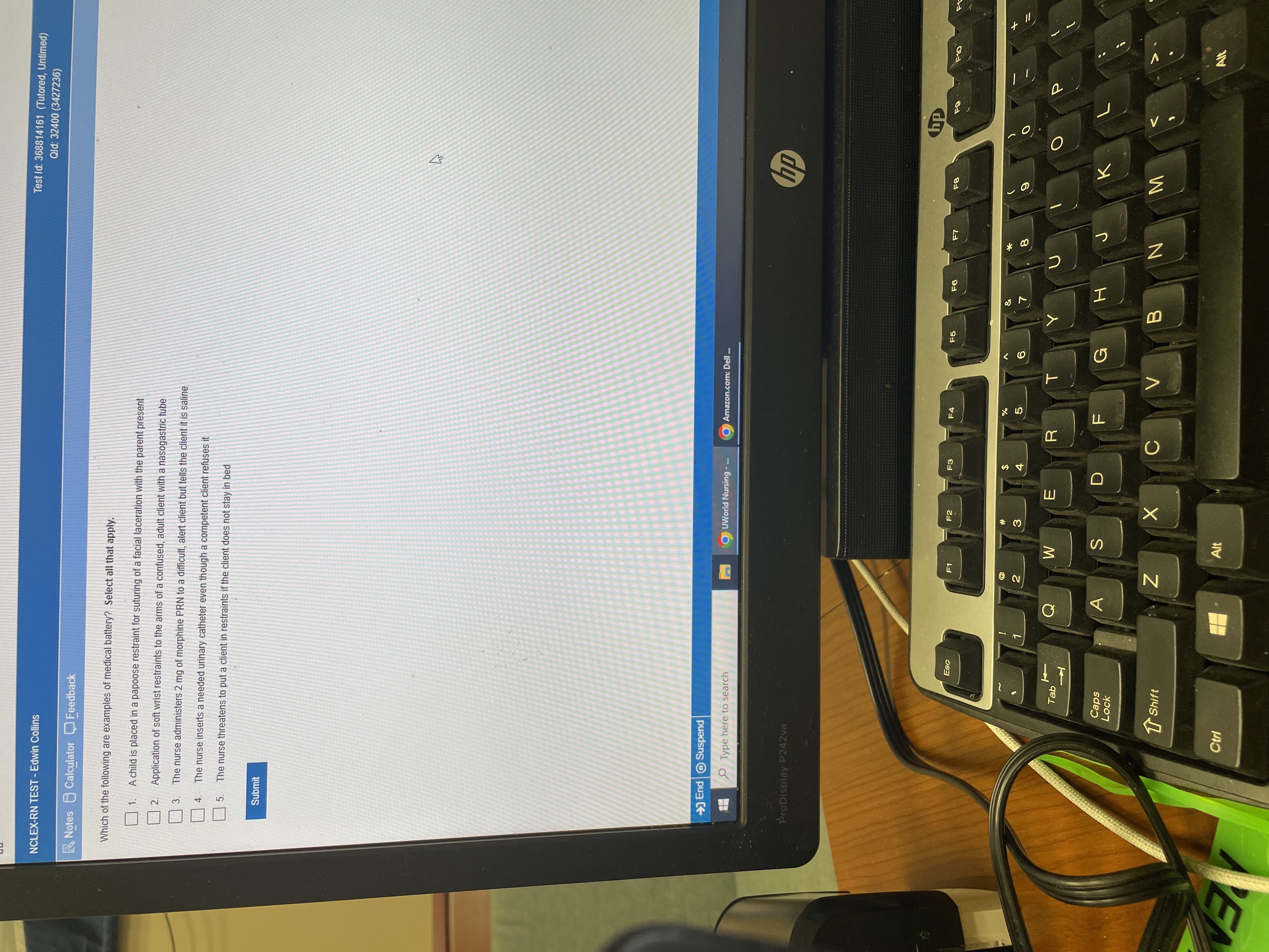 B Test Id: 368814161 (Tutored, Untimed) Qld: