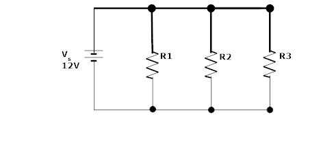 For the circuit shown below, the total resistance