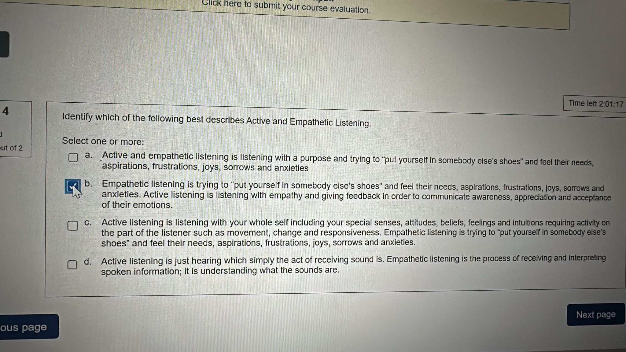 answers Click here to submit your course