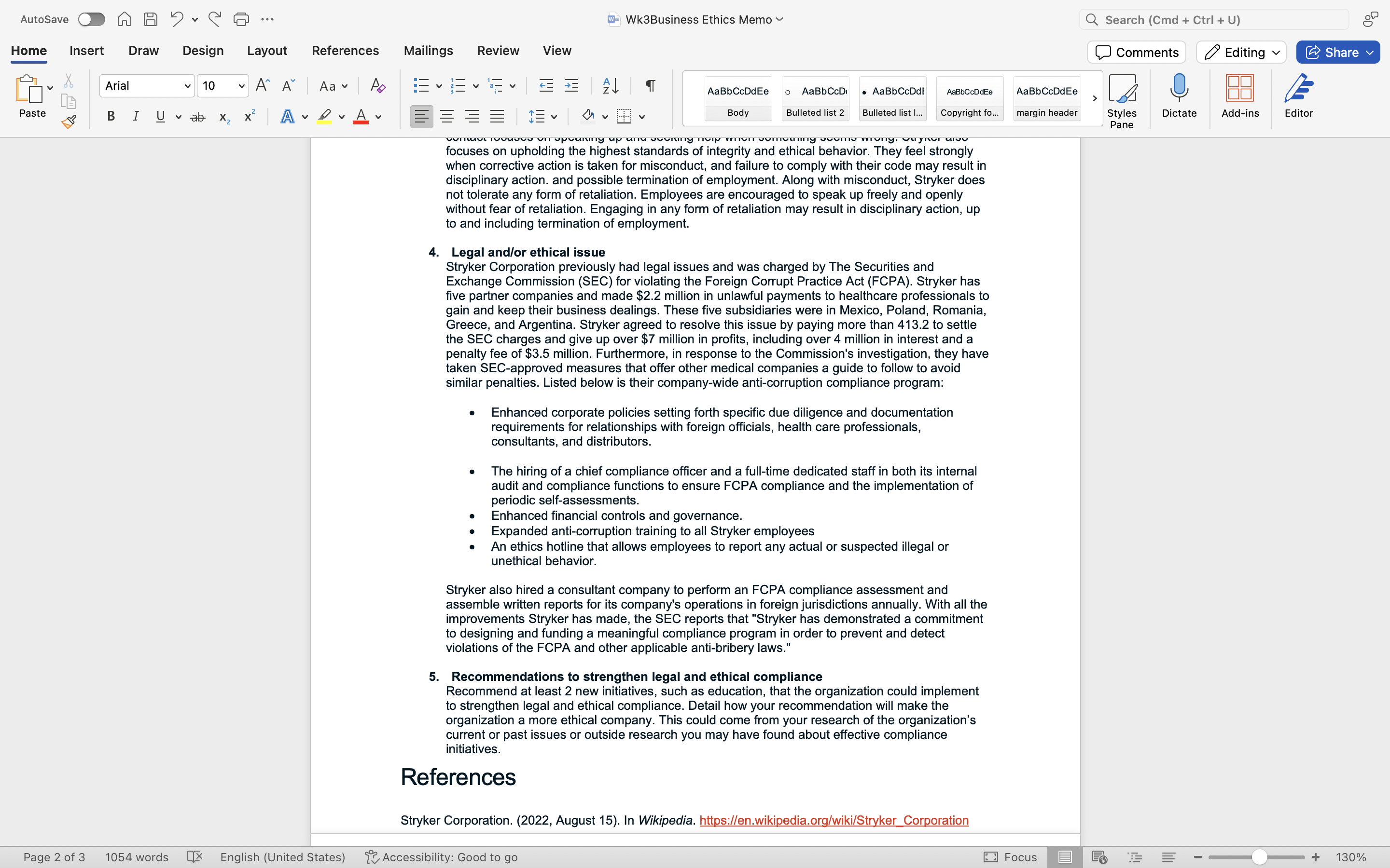 ecommend at least 2 new initiatives, such as
