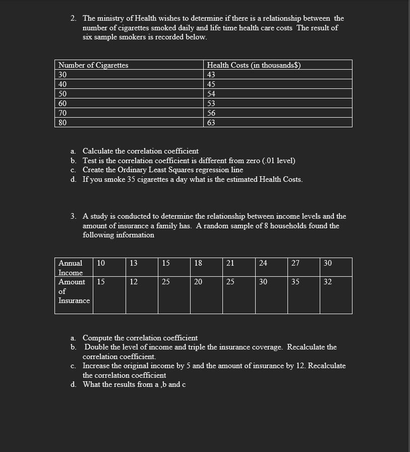 You can do by hand or use a computer. Please hand