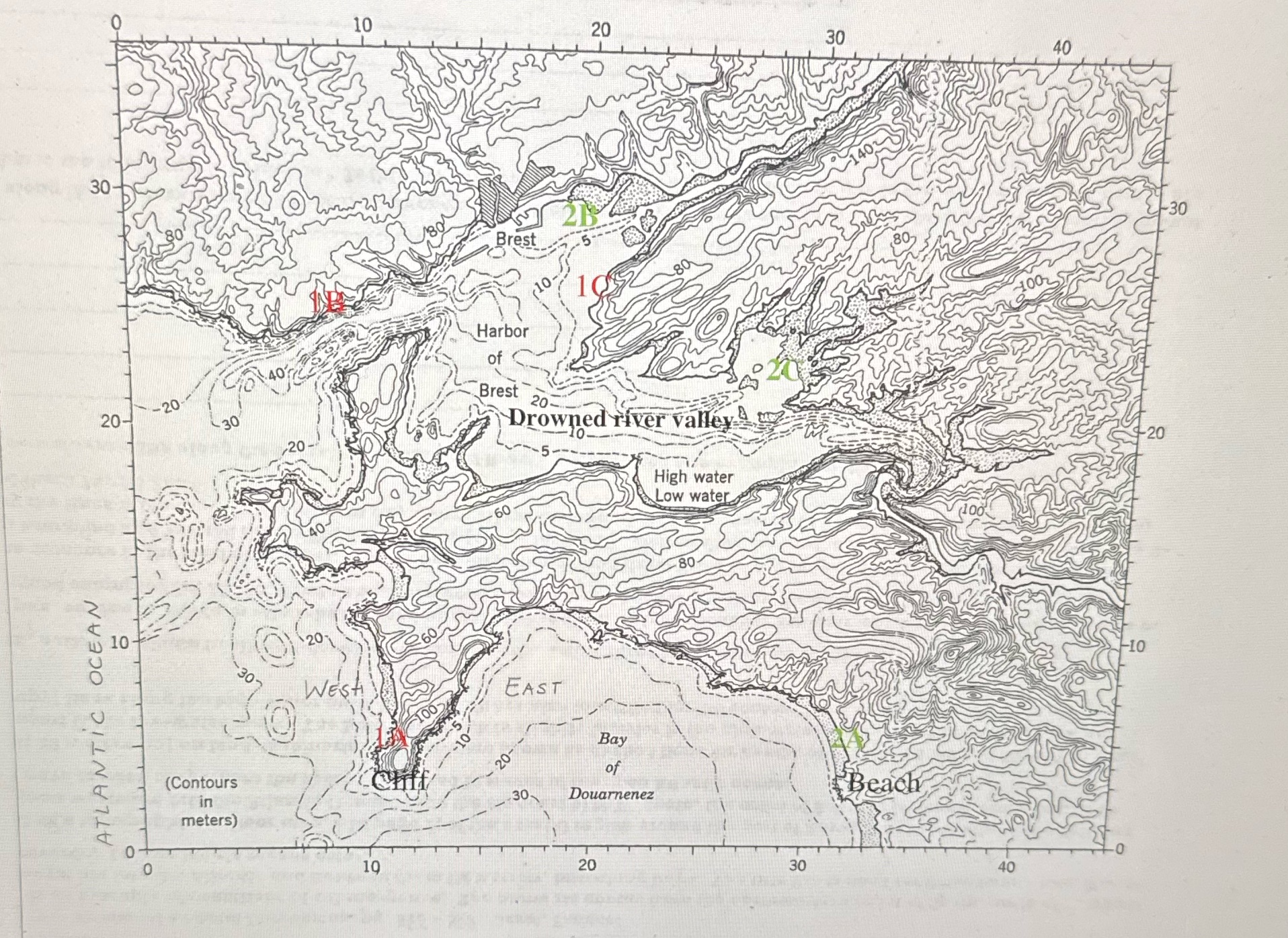 Draw lines on the map to give reconstruction of