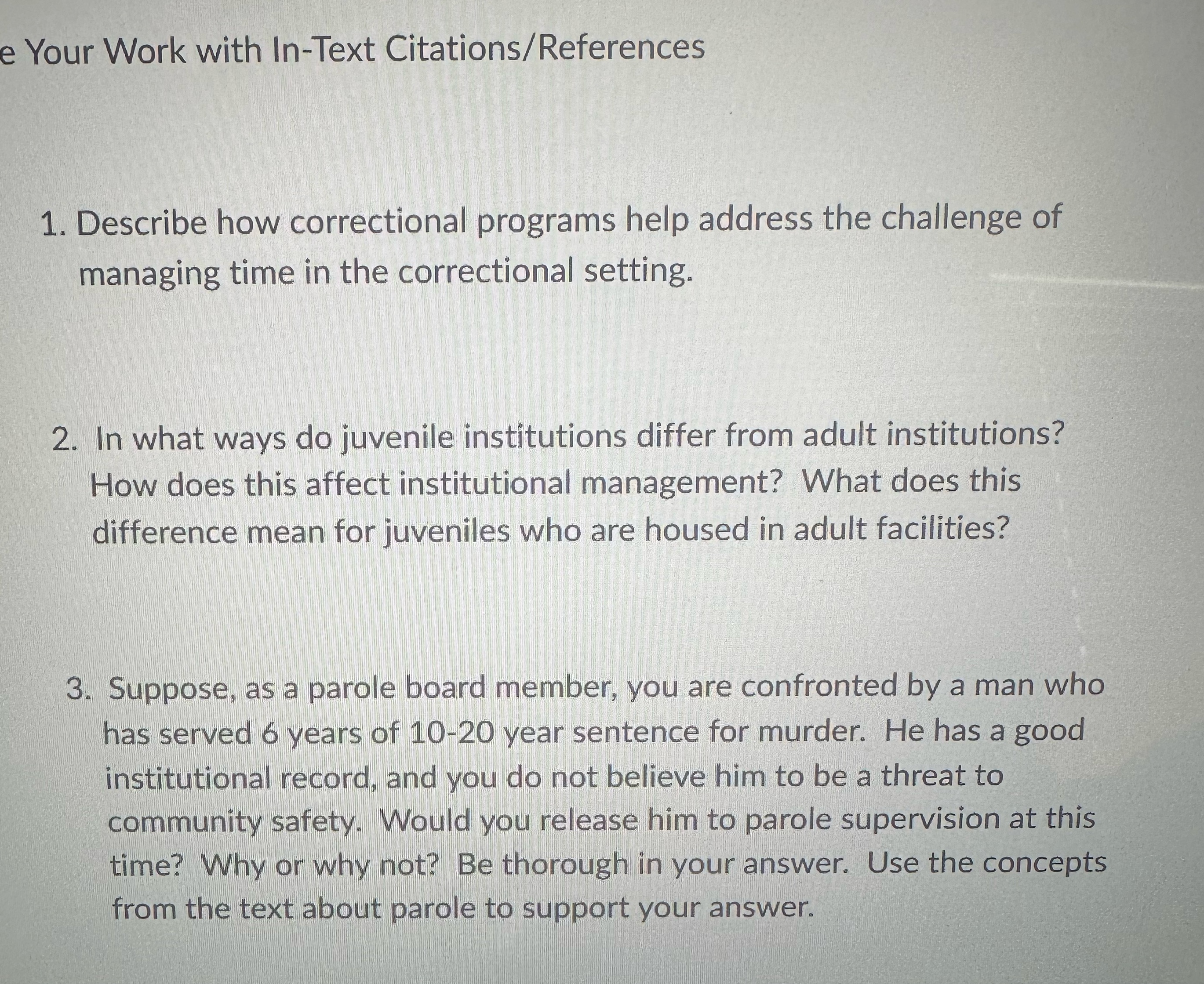 e Your Work with In-Text Citations/References 1.