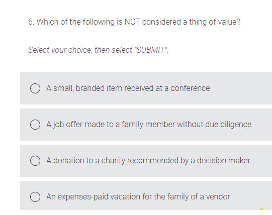 ans 6. Which of the following is NOT considered a