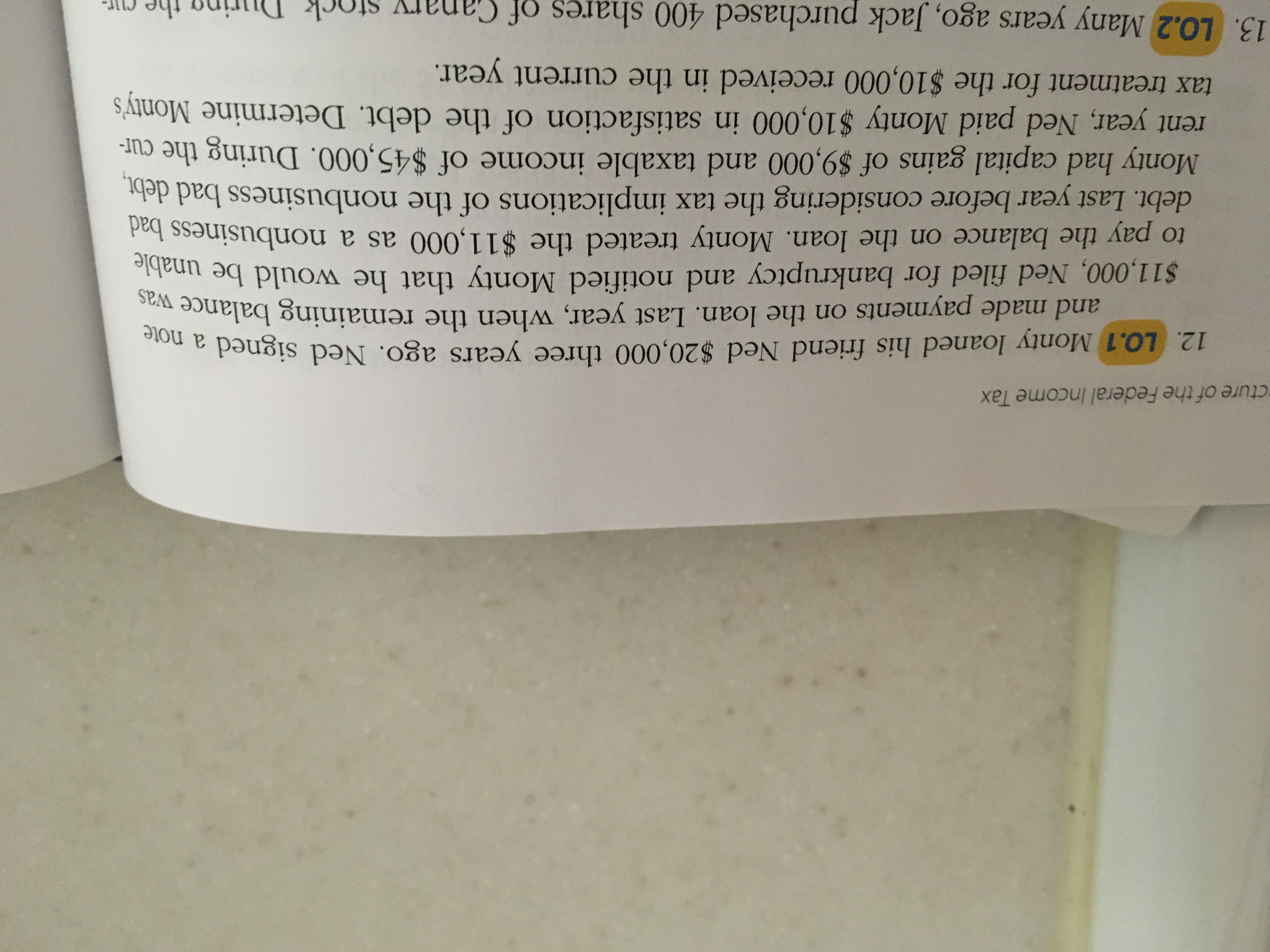 cture of the Federal Income Tax 12. LO.1 Monty