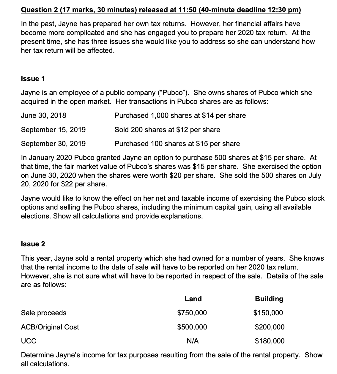 uestion 2 17 marks 30 minutes released at 11:50