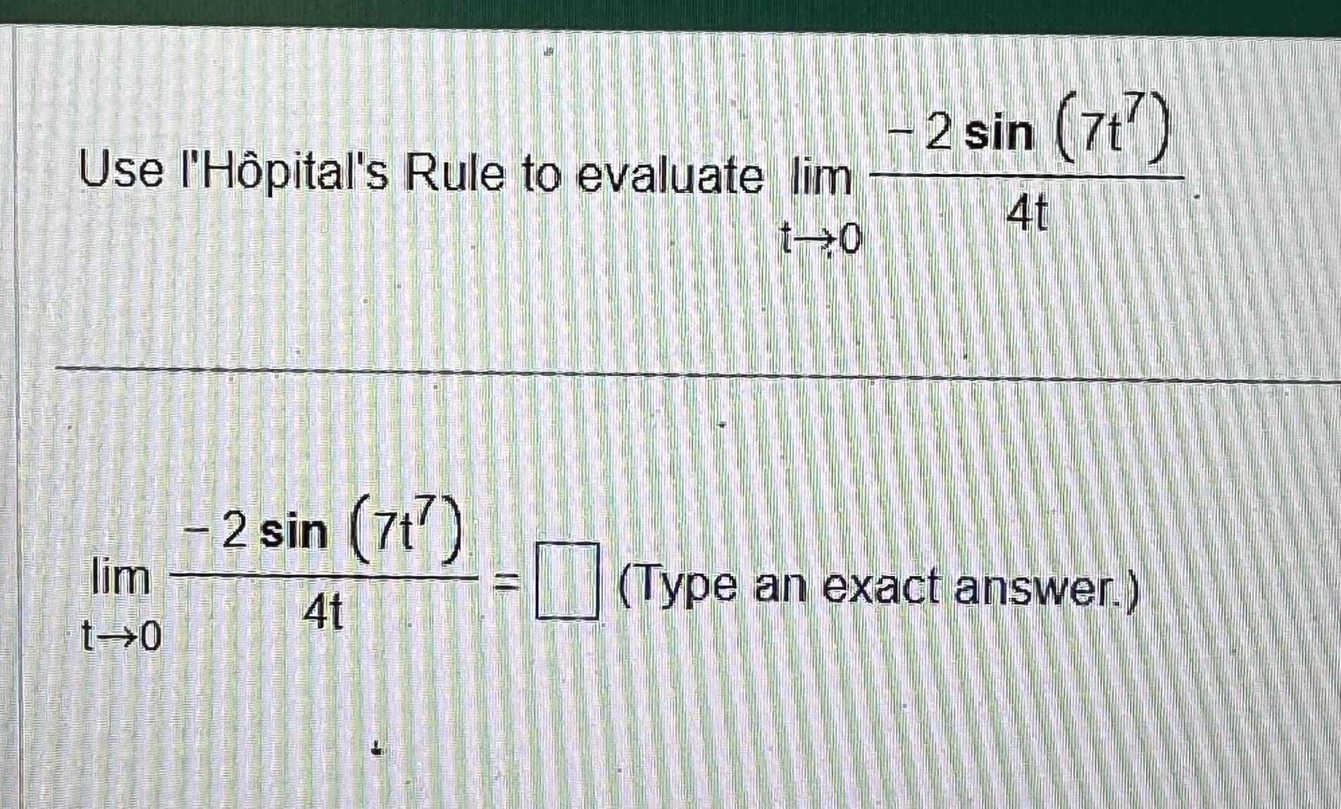 Please help me with the following question. 1.