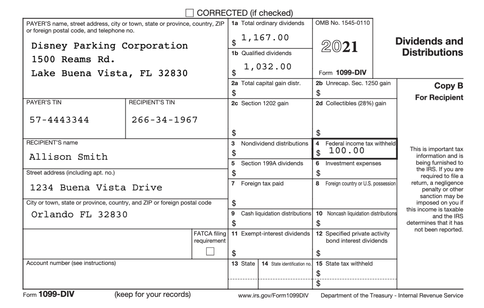 Please help me fill out these tax forms. Here is