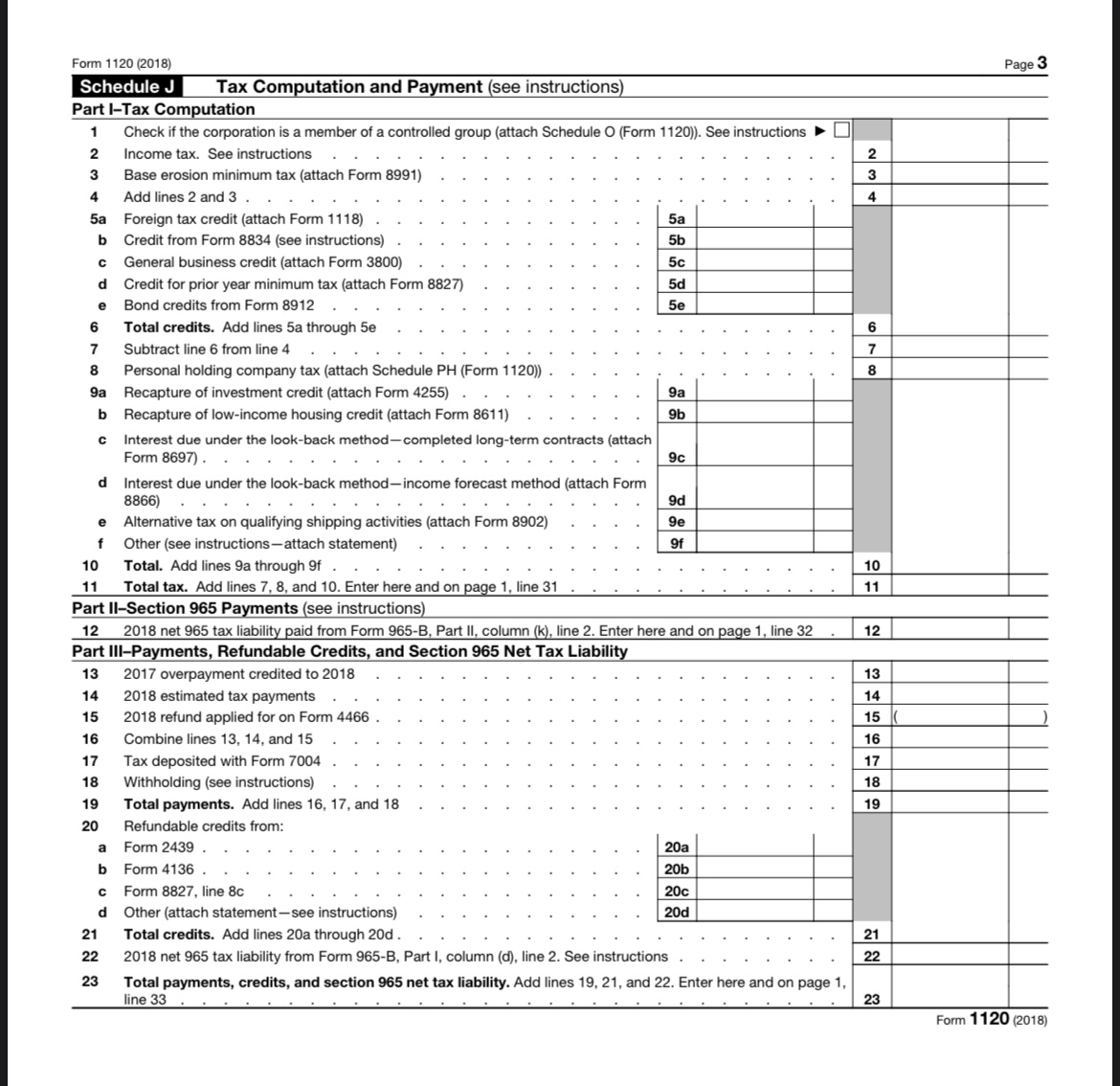 Form 1125-A (Rev. 11-2018) Page 2 Specific