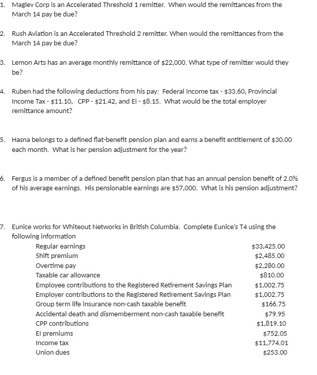 1. Maglev Corp is an Accelerated Threshold 1