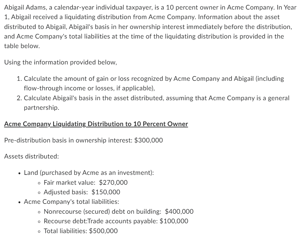 Abigail Adams, a calendar-year individual