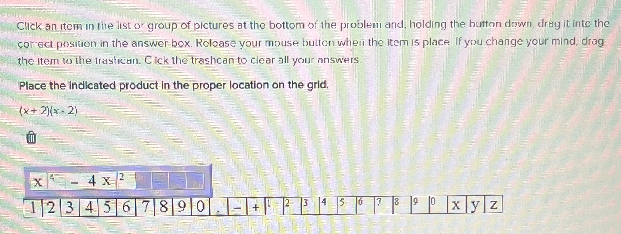 Click an item in the list or group of pictures at