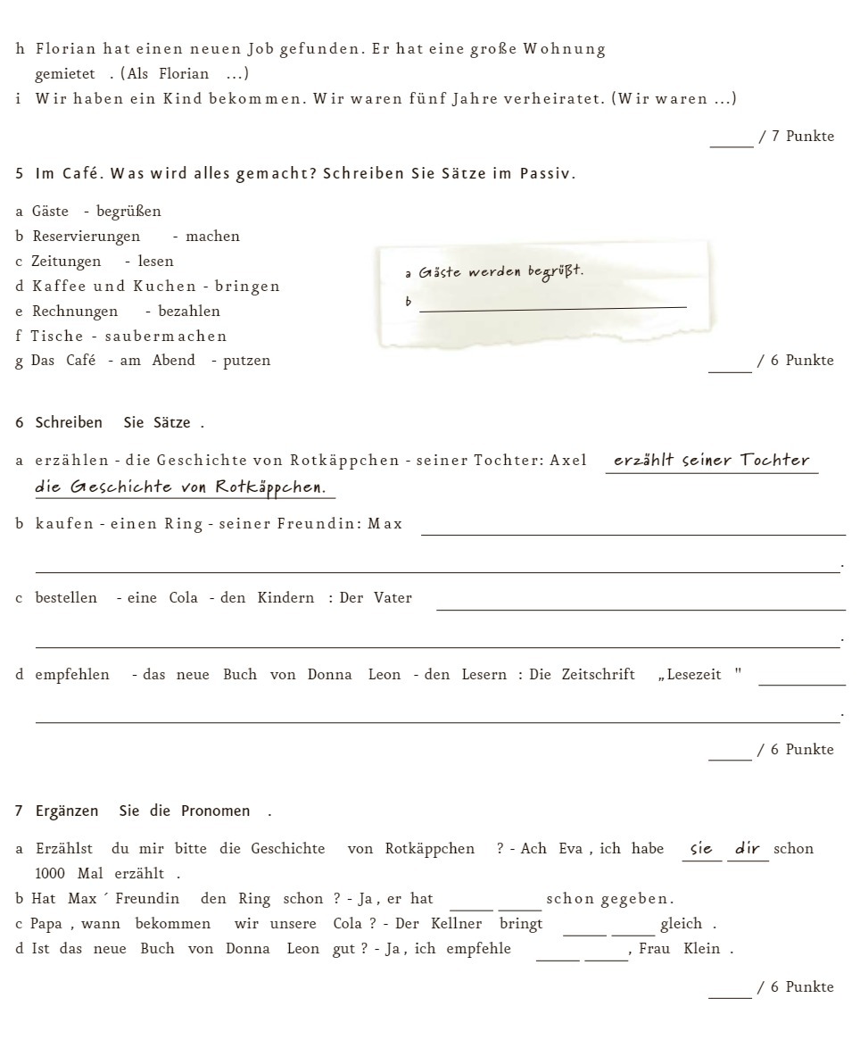 h Florian hat einen neuen Job gefunden. Er hat