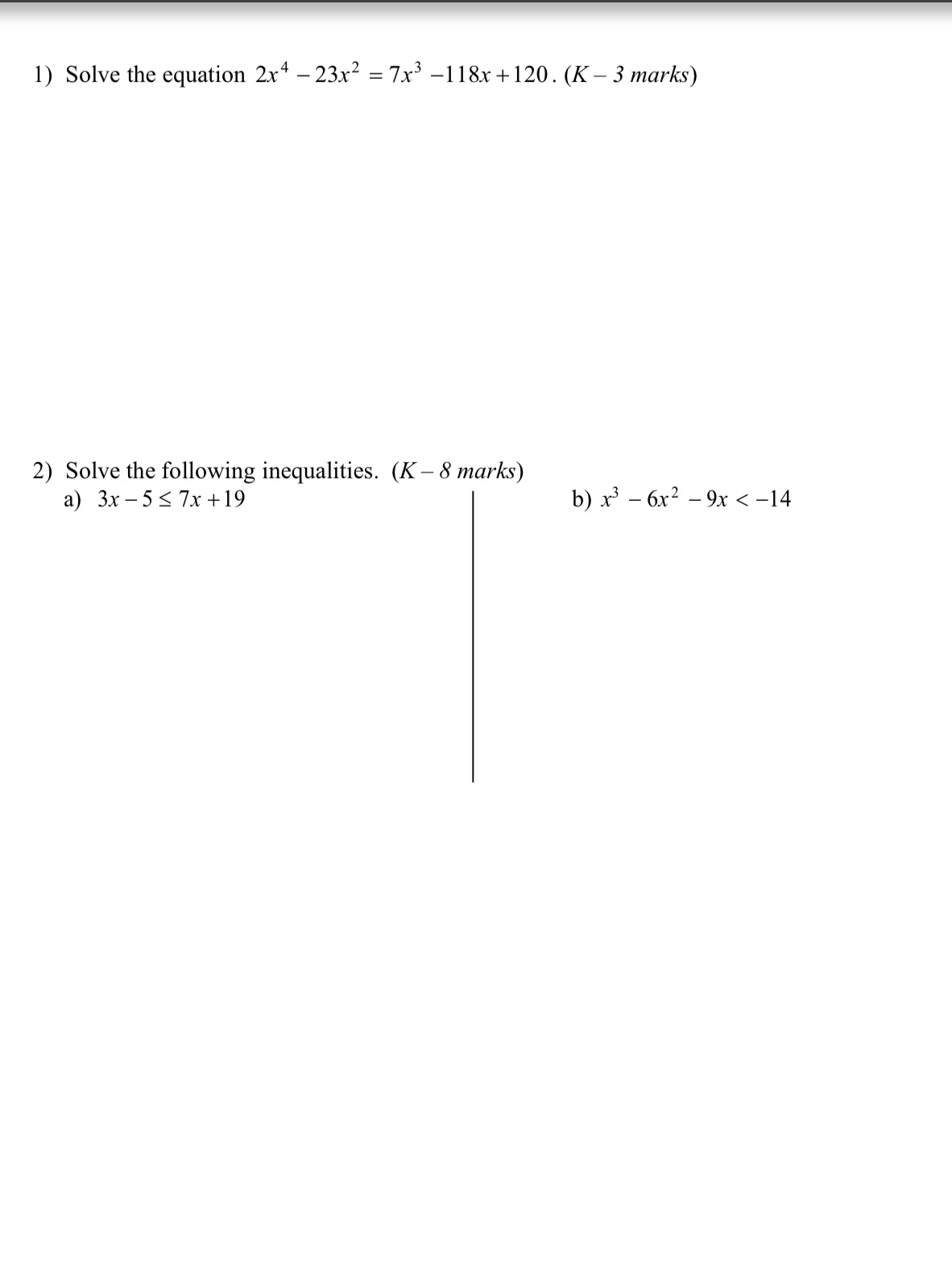 Write it on your hand please and use blue pen and