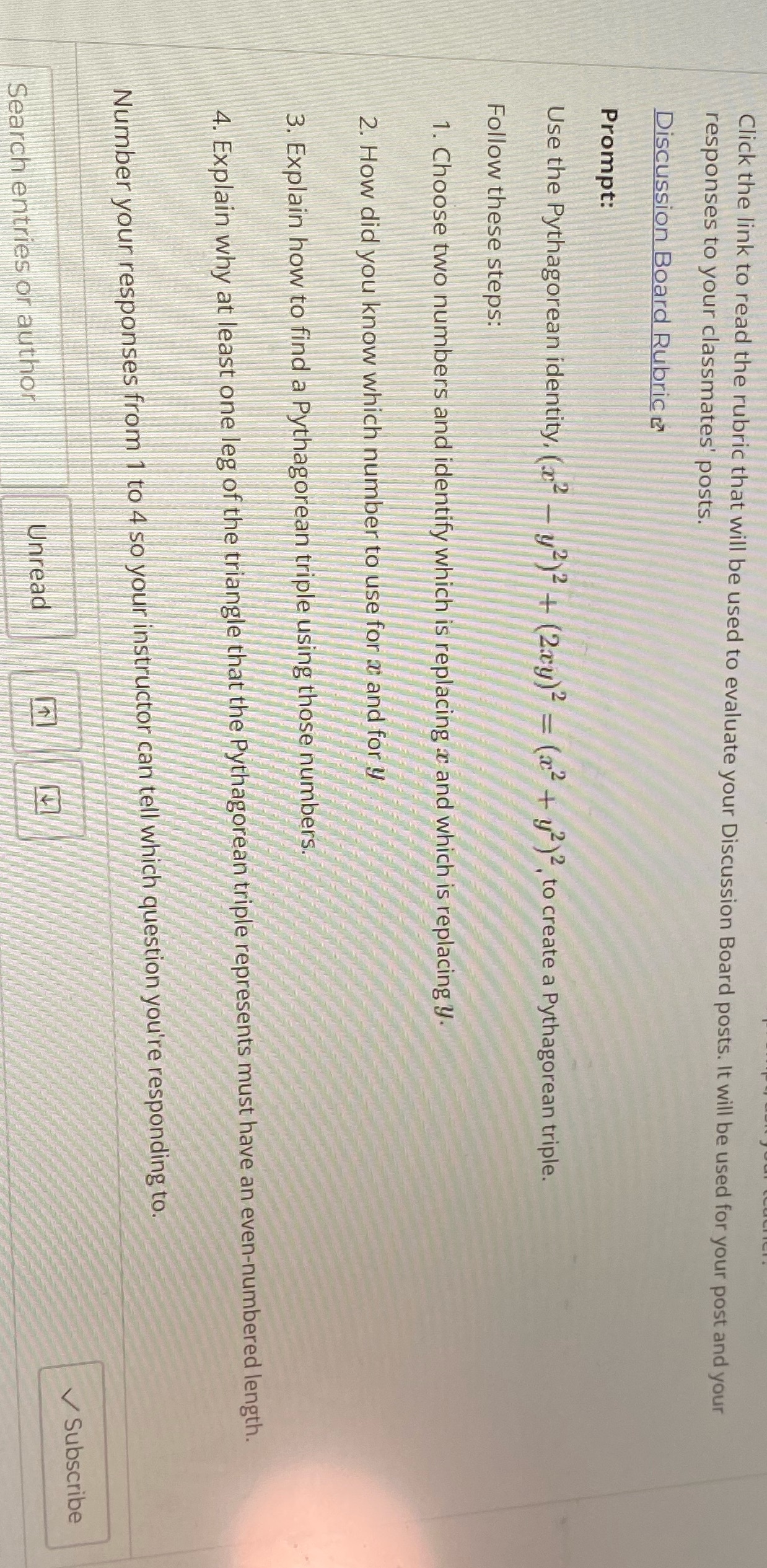 Help me plz ? Click the link to read the rubric