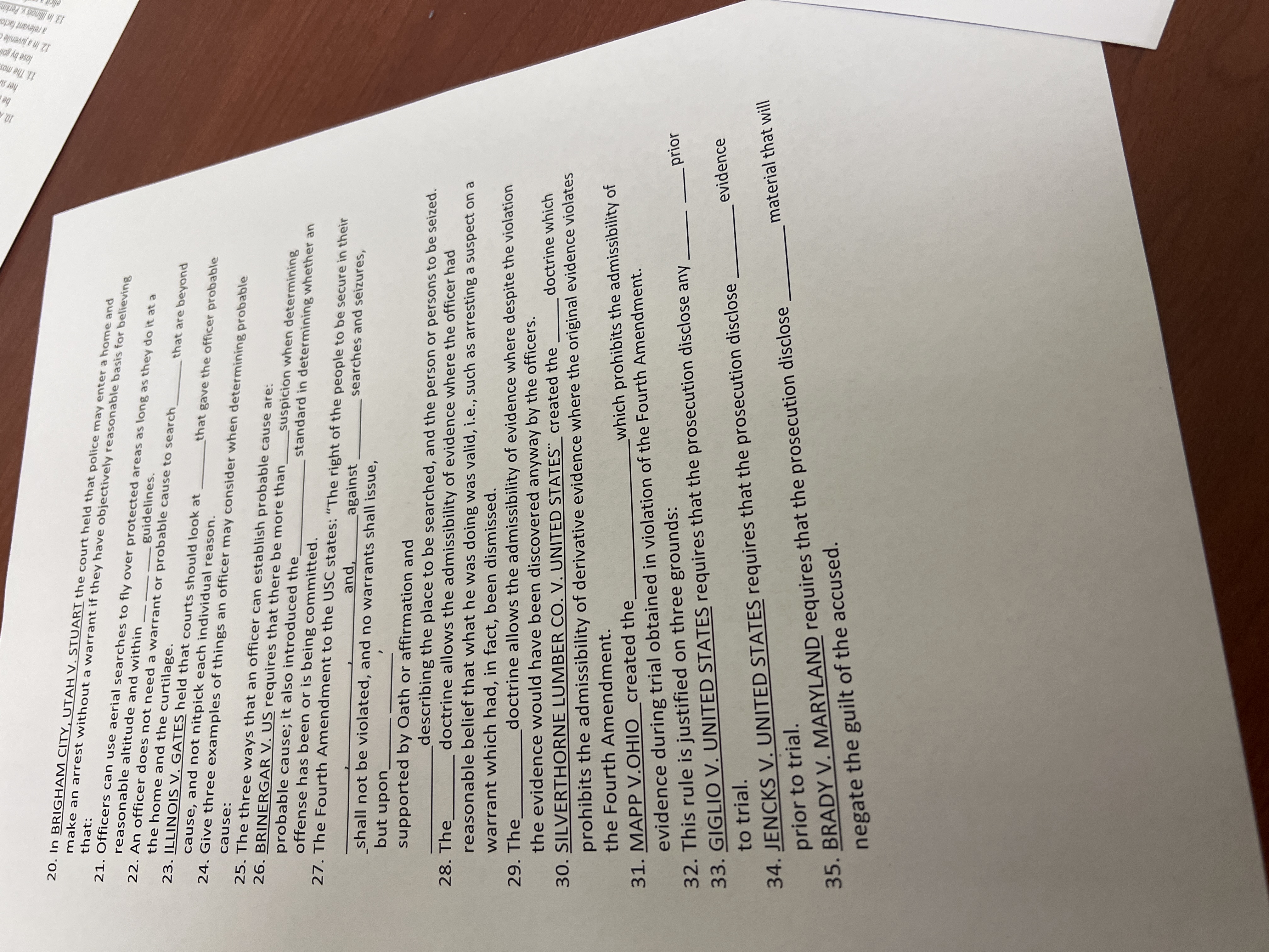 her a 11. The mos lose by go 12. In a juvenile a