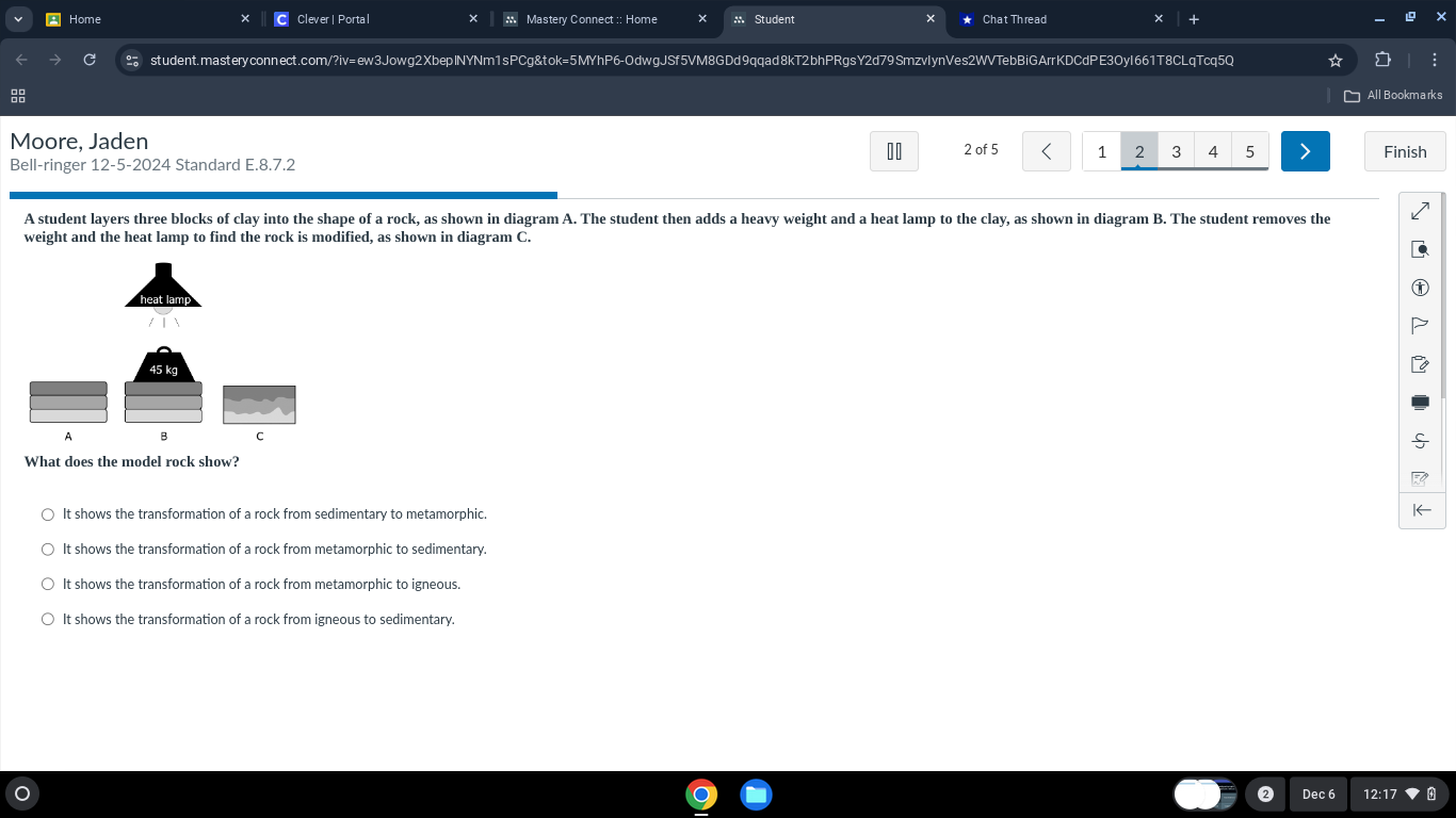 l udent.m Moore, Jaden : : ; 00 2of5 < 1 Finish