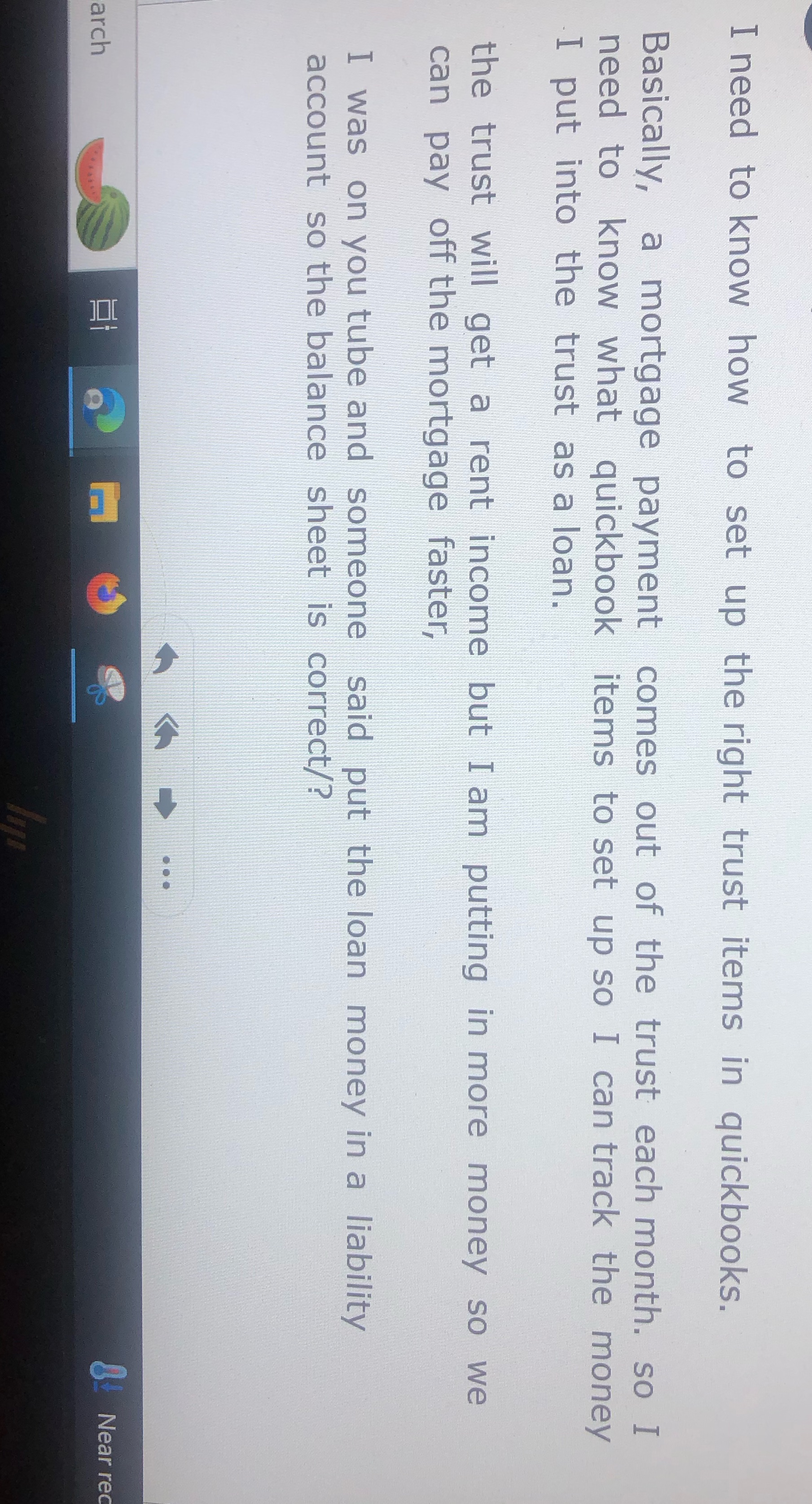 I need to know how to set up the right trust