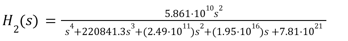 10 2 H (s) 5.861 . 10 S = 2 4 .10 S +220841.3s