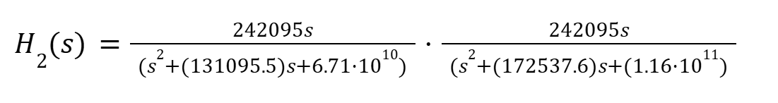 10 2 H (s) 5.861 . 10 S = 2 4 .10 S +220841.3s