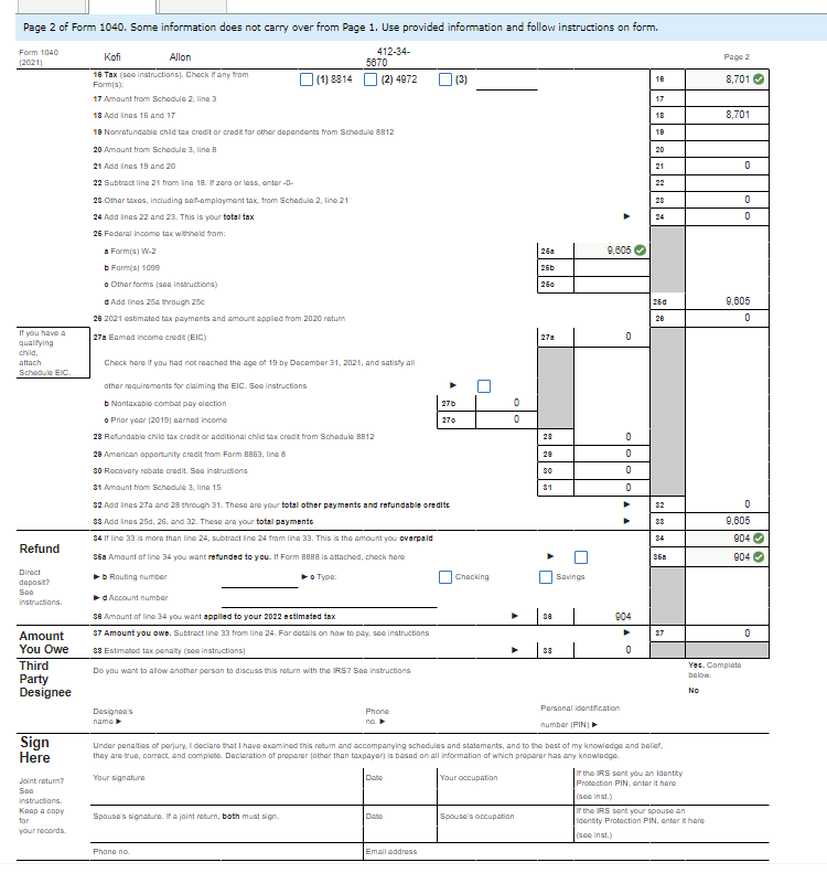 Assume the taxpayer does NOT wish to contribute