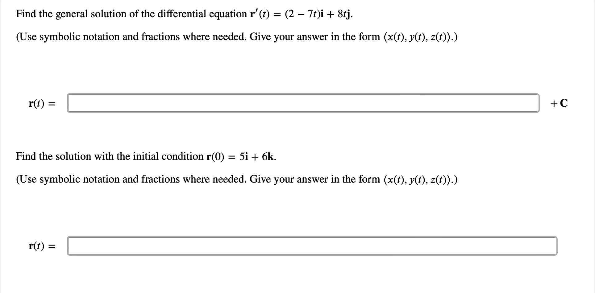 Find the general solution of the differential