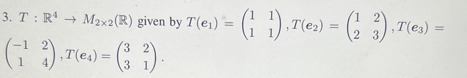 In exercises 15 - 21 determine if the linear