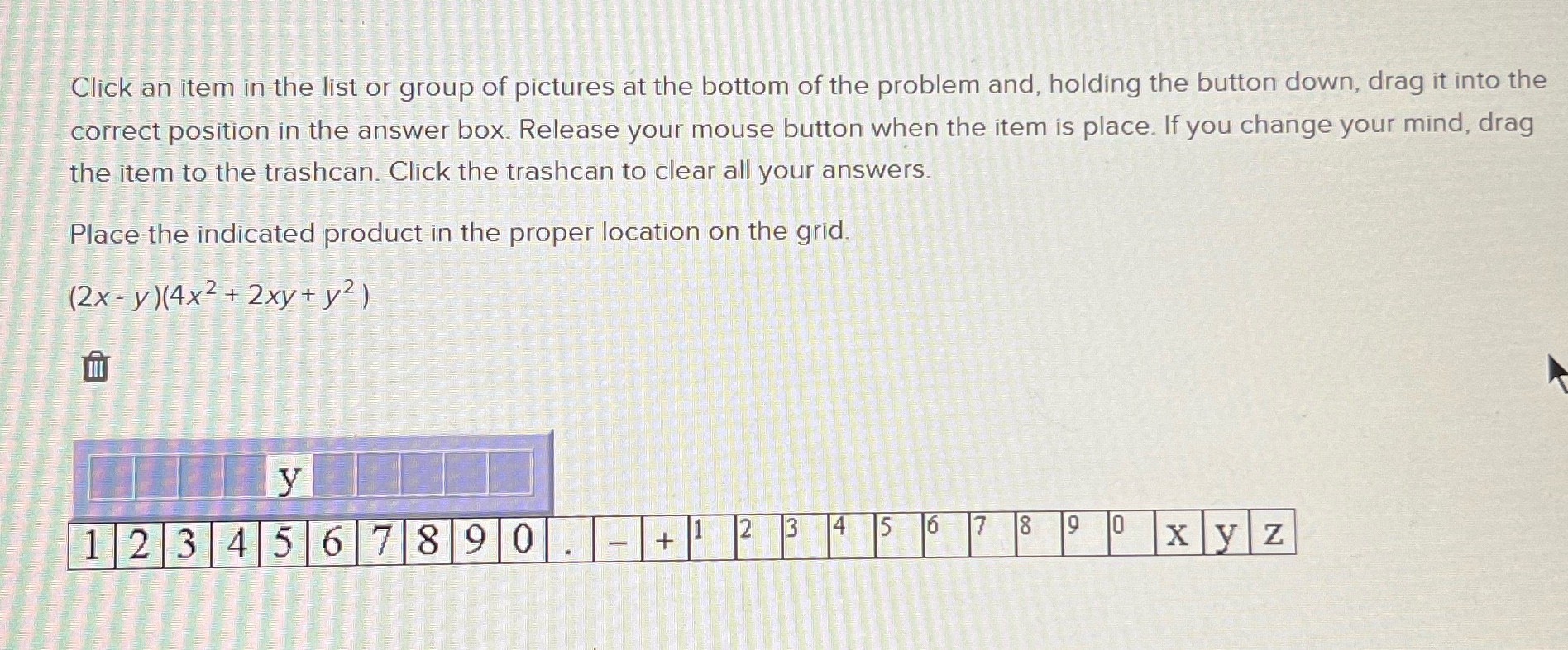 Click an item in the list or group of pictures at