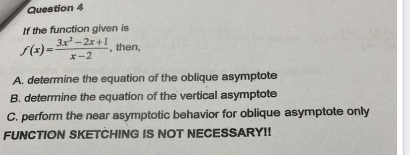 Question 1 For the graph of y = f (x) shown here,
