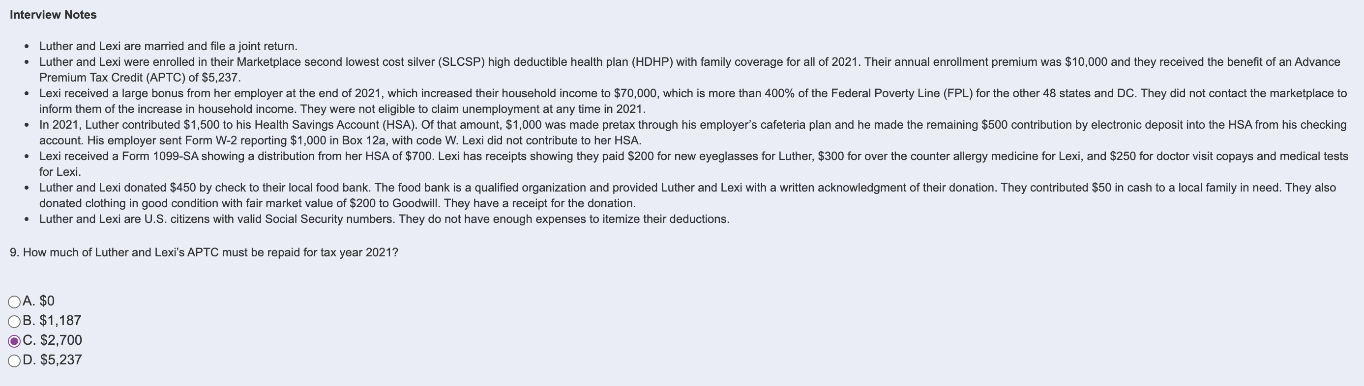 Interview Notes Luther and Lexi are married and