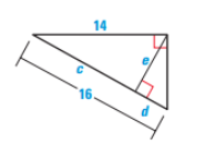 Given the triangles are similar, solve for