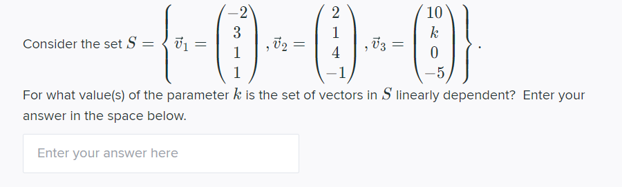 . .o 3 o 1 v k Conslcler the setS : v1 = 1 31,72