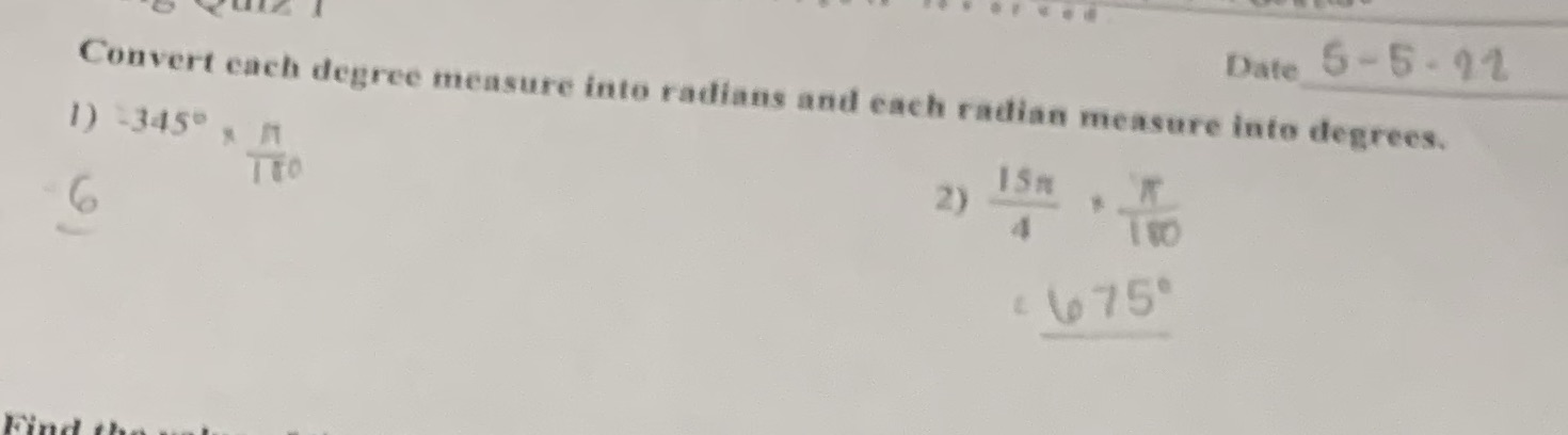 what is the correct answer?? Date 5- 5- 92