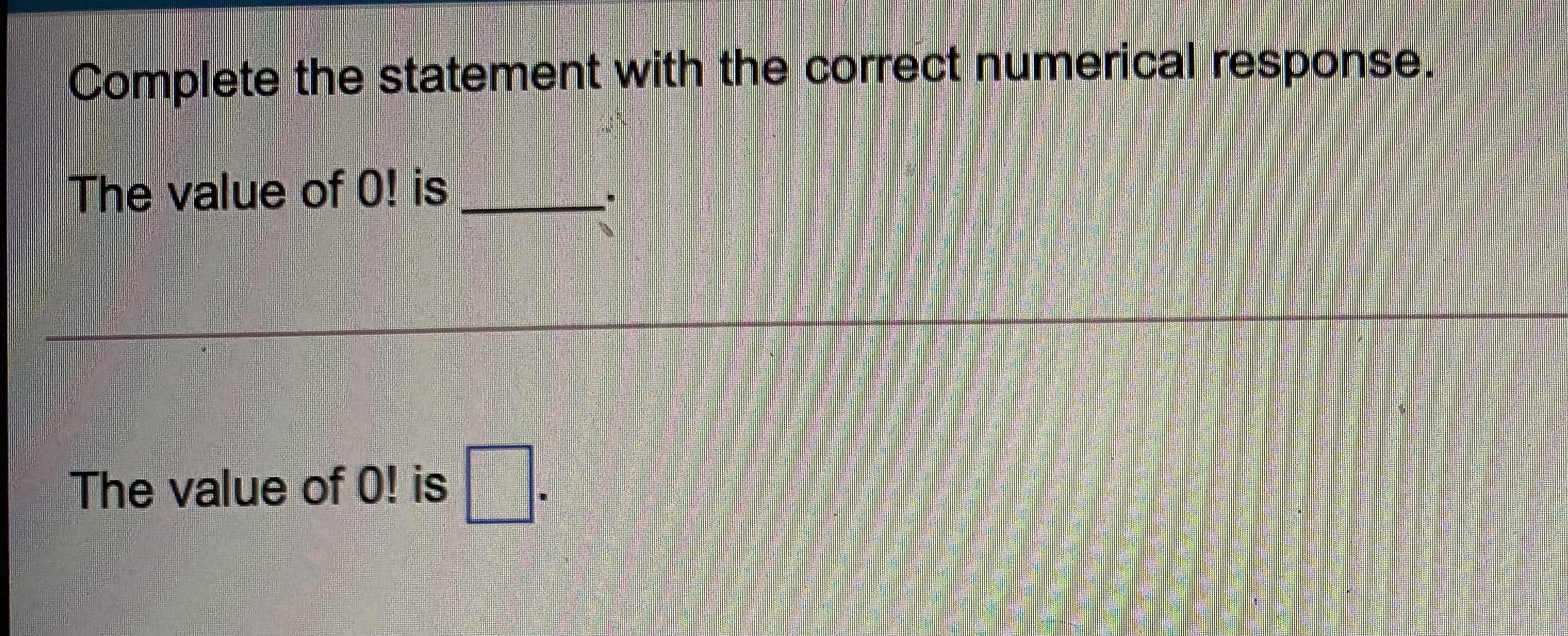 Evaluate the expression without using a