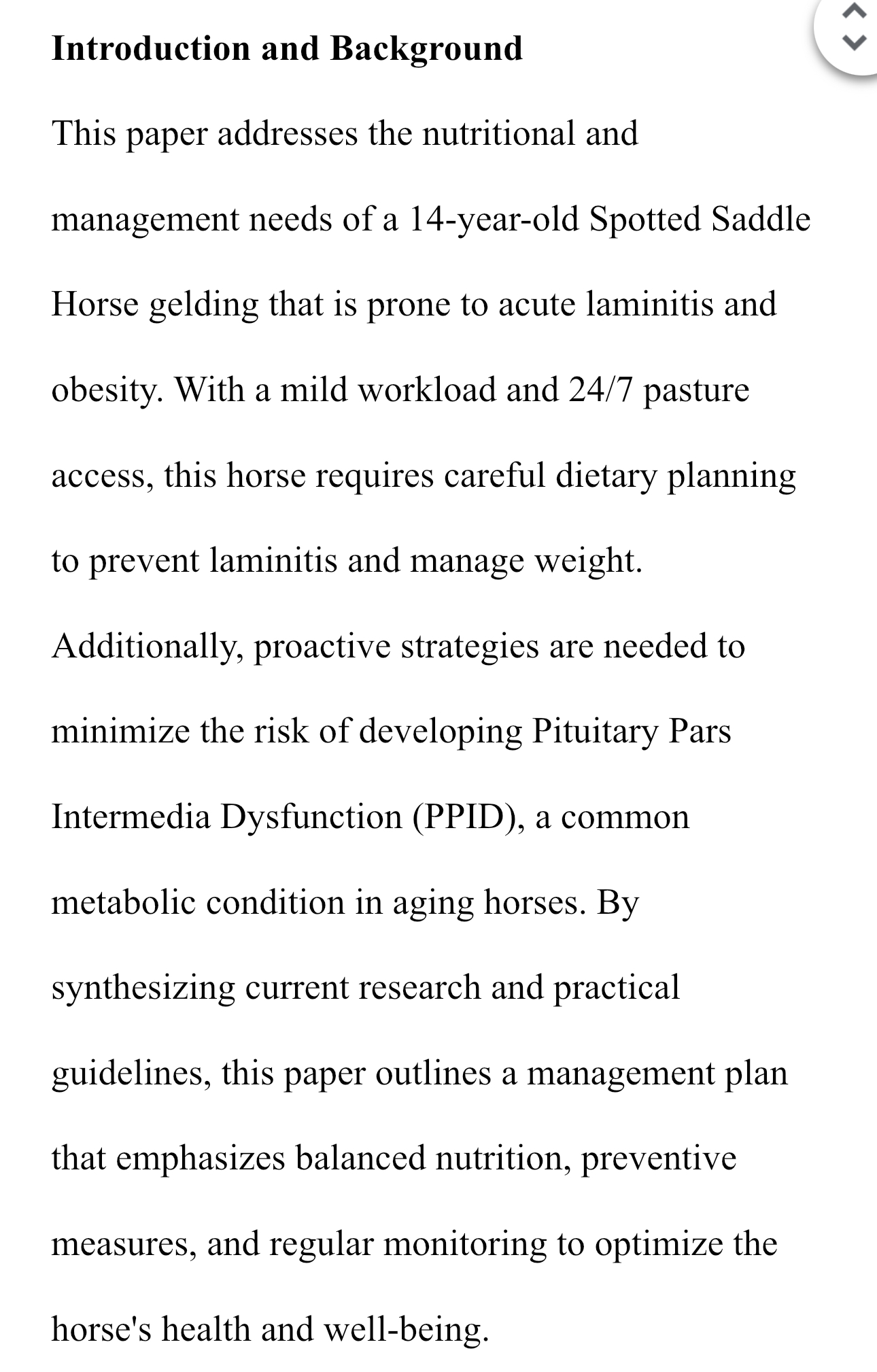 Assignment Details: \fIntroduction and Background