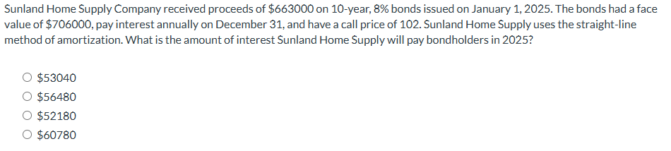 pick one Sunland Home Supply Company received