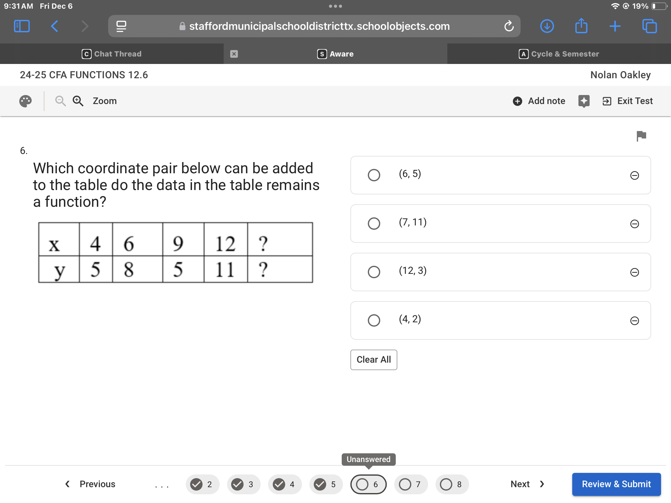 O 9:31AM Fri Dec 6 . . . @ 19% K 2