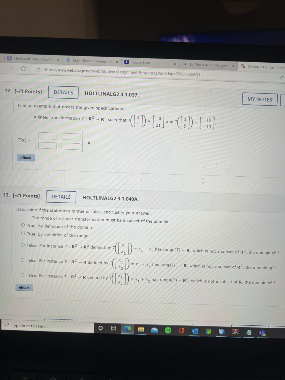Homework Help - QBA fro x Mail - Tanner Plummer -