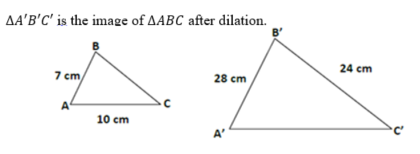 What is the ratio of the areas of ?ABC to