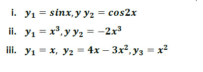 a- The following problem provides a homogeneous