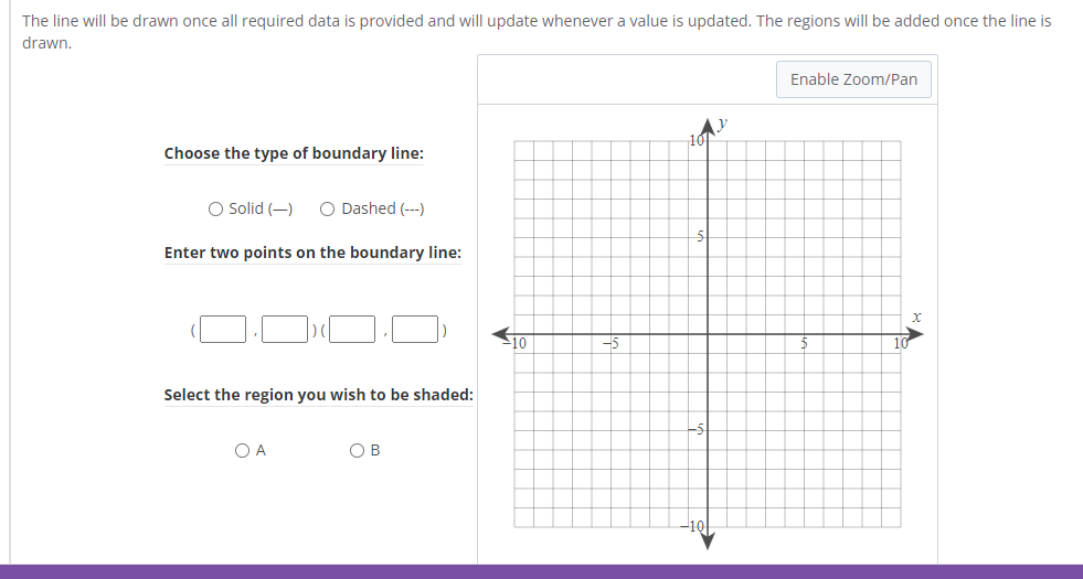 Solve the system of two linear inequalities