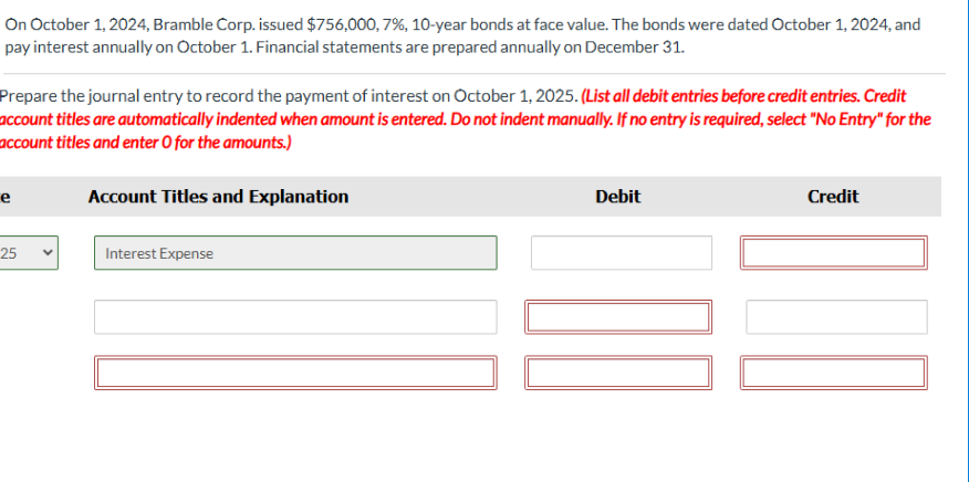On October 1, 2024, Bramble Corp. issued