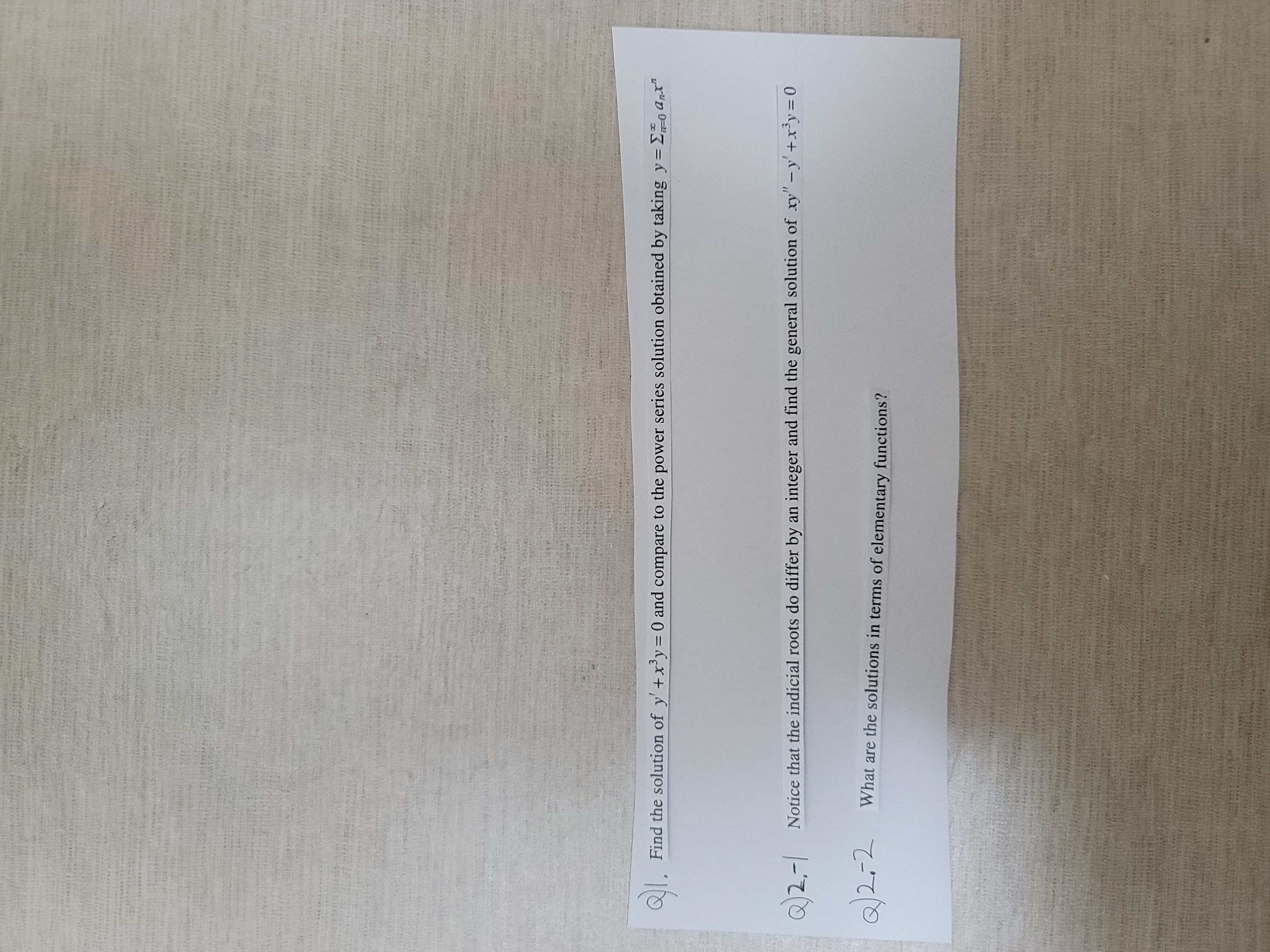 Hello, I am doing my DE homework. But, It is