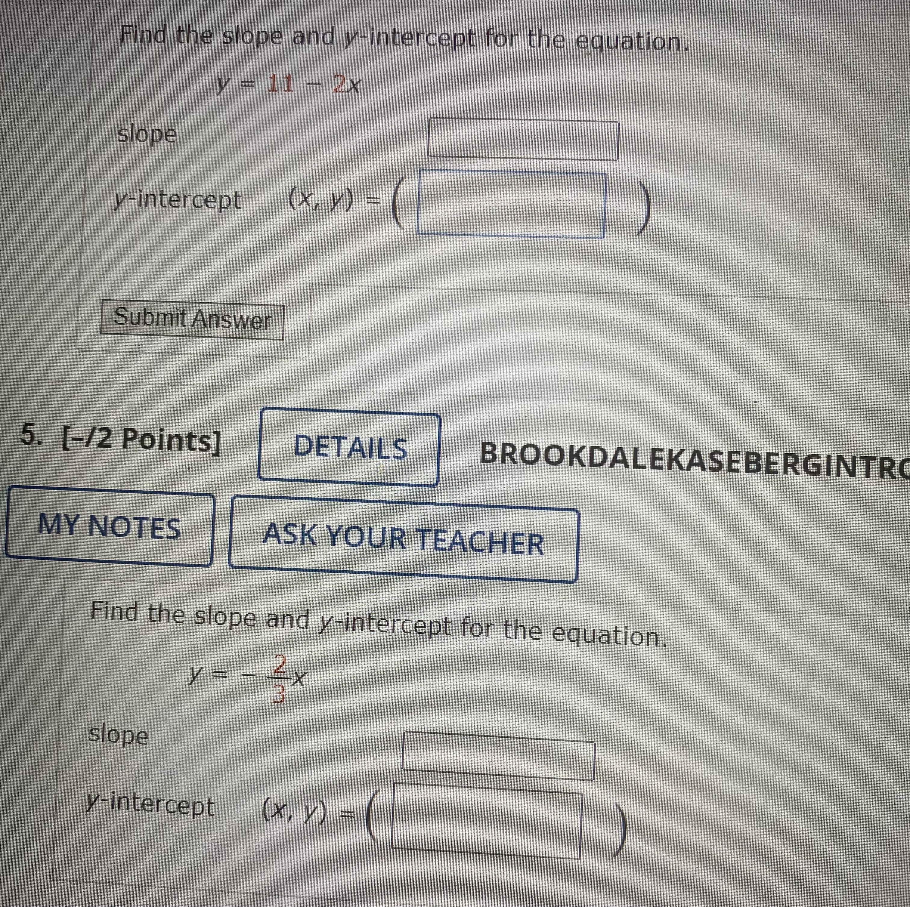 \f\f\f\fEBERGINTROALG5 5.4.037. Consider the