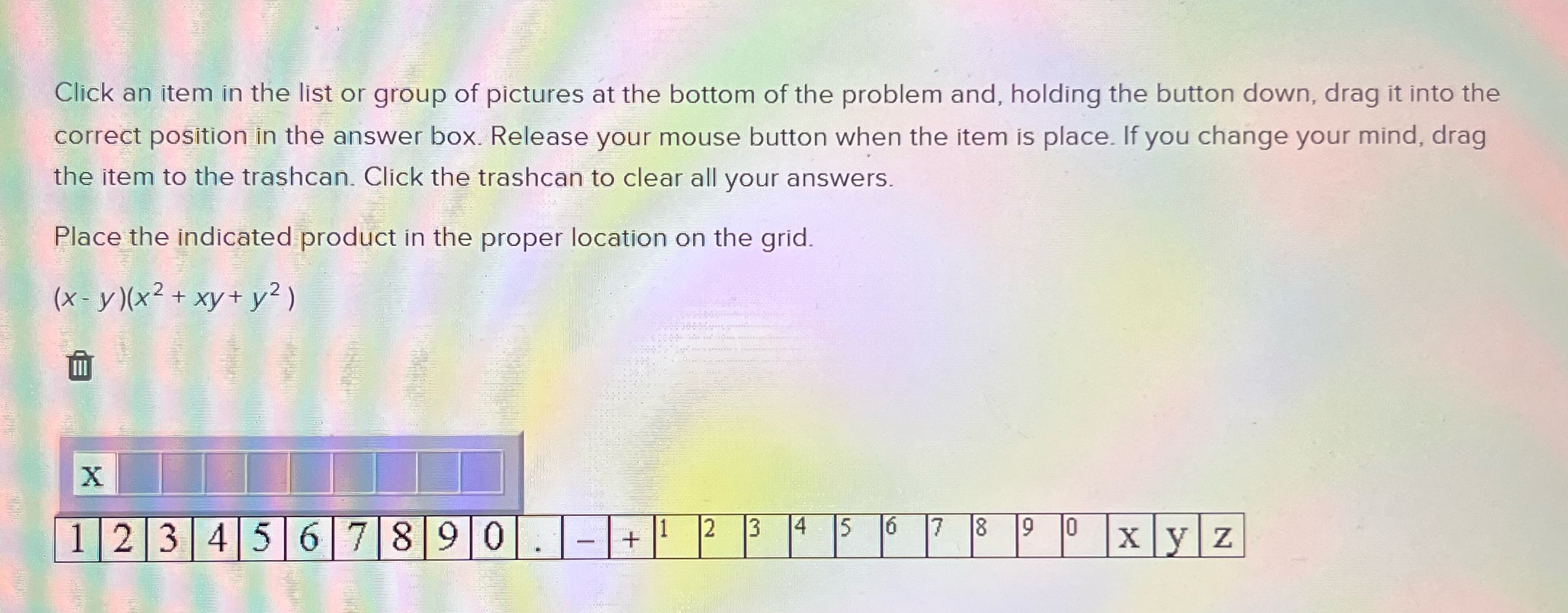 Click an item in the list or group of pictures at