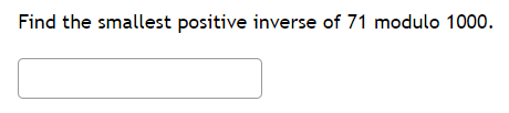 Find the smallest positive integer x that
