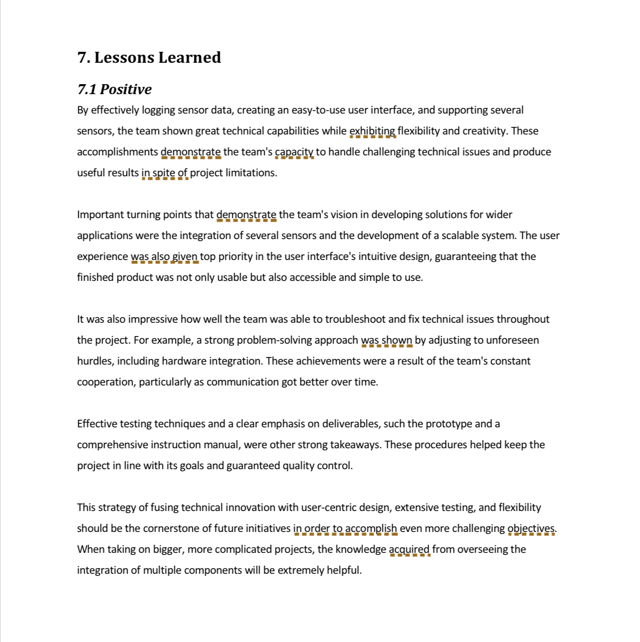 2.6 Communication The talk emphasized the