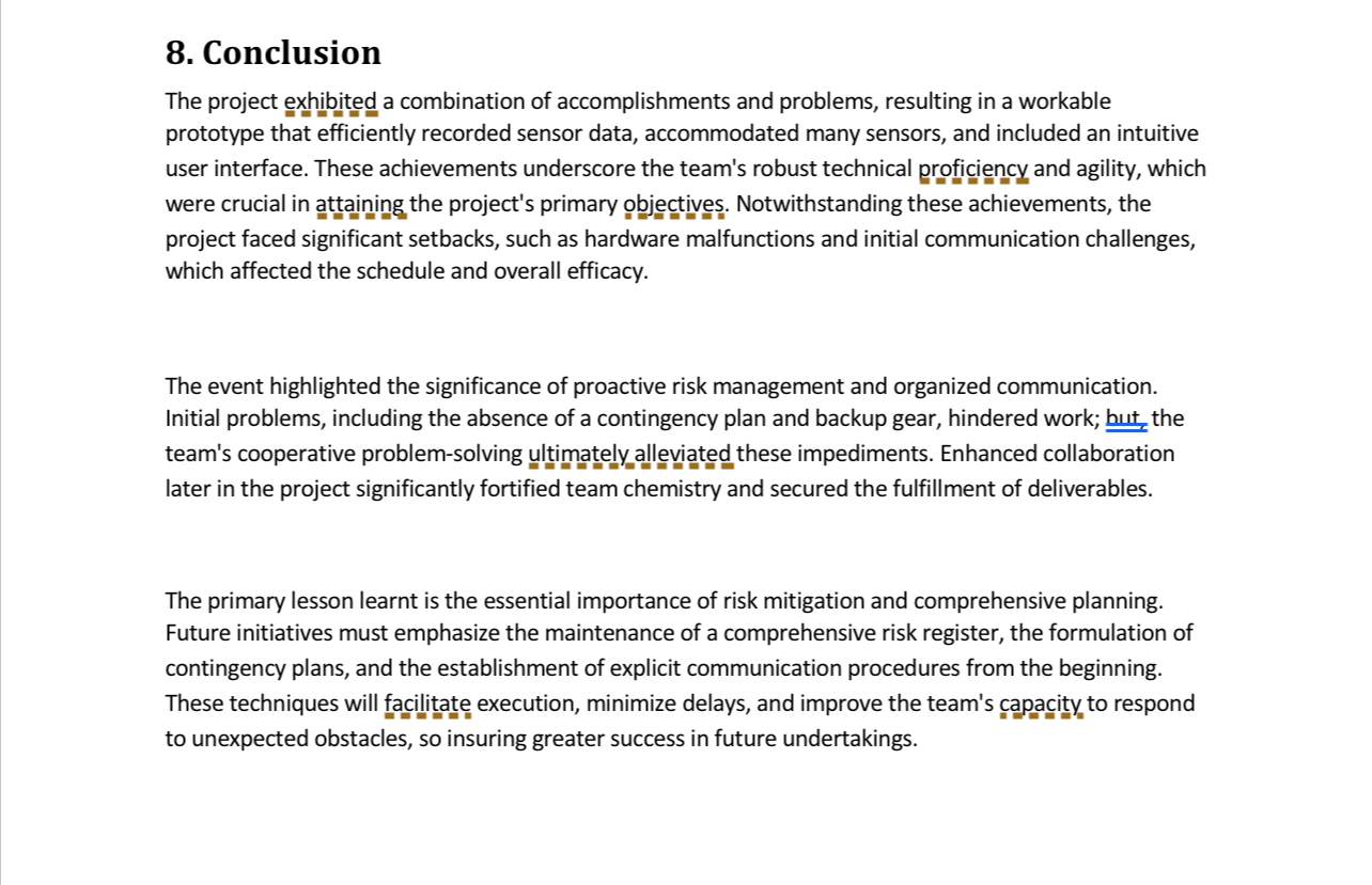 2.6 Communication The talk emphasized the