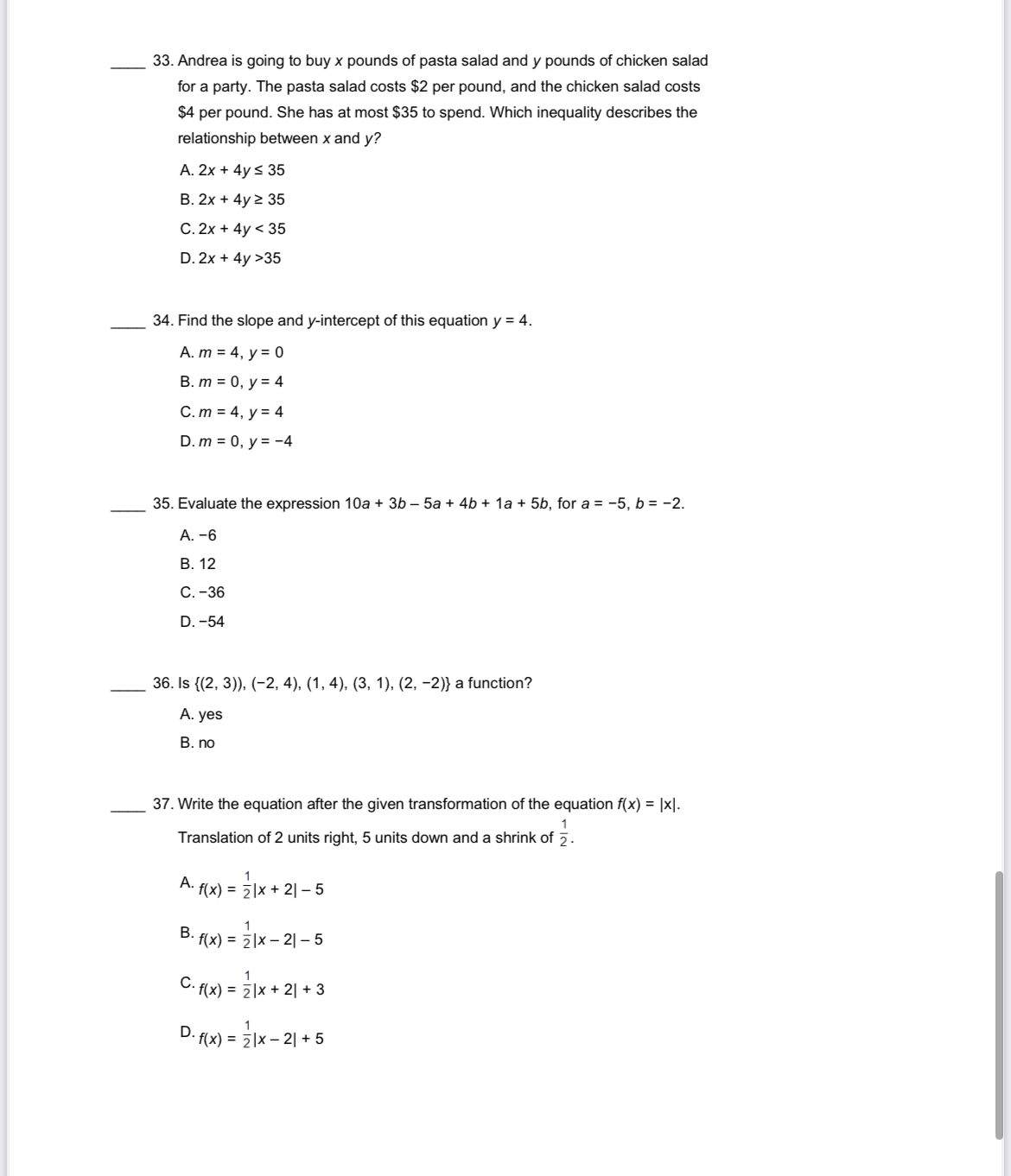 Nebiaska T High School | theorem Course Name: